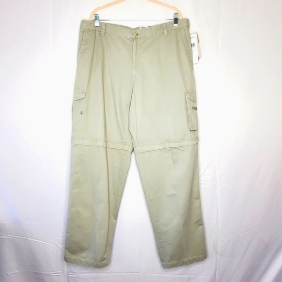 Columbia Men's Convertible Pants Size XL High ROC Adjustable Waist Hiking NEW - Picture 1 of 15